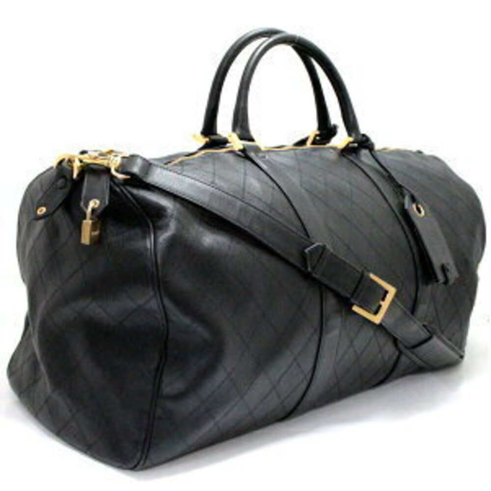 Chanel Picolore Boston Bag Leather Black - Picture 2 of 4